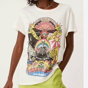 Rainbow Dreamland Tour Tee in Vintage White